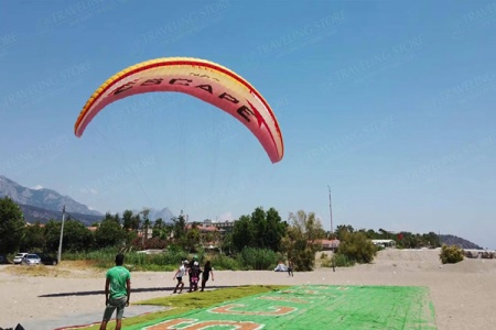 Paragliding from Tahtalı mountain (2365 m.)