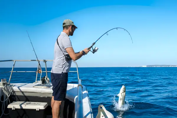 Join a Kemer sea fishing trip and boat excursion! Includes breakfast, fishing gear, instruction, swimming, lunch with your catch, hotel transfer, and insurance.