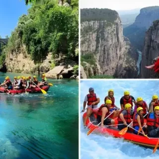 Присоединяйтесь к полнодневному джип-сафари в каньон Тази с дополнительным рафтингом! Включает трансфер из отелей Кемера, Бельдиби, Гёйнюка, Чамьюва, Текирова и других городов.