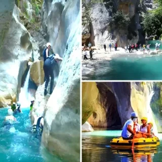 Исследуйте каньон Гёйнюк из Кемера во время экскурсии на полдня с пешими прогулками, купанием, зиплайном и потрясающими видами Бейдаглары. Трансфер, гид и страховка включены!