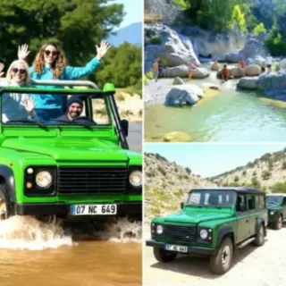 Присоединяйтесь к нашему джип-сафари в Кемере! Исследуйте горы Таурус, местные деревни и реки во время увлекательного приключения на внедорожнике. Экскурсия включает обед и трансфер.