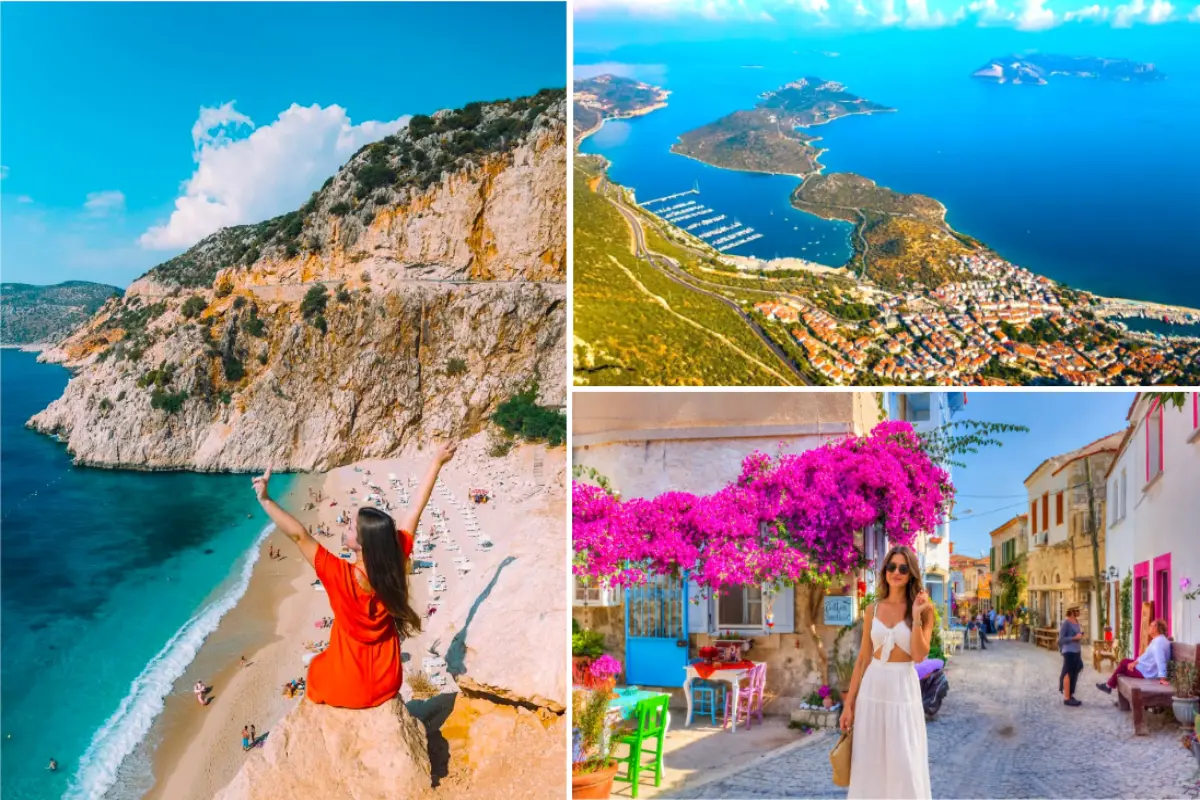 Discover the Kaş & Kaputaş Beach Tour: stunning beaches, breathtaking views, and delicious lunch. Includes transfer, expert guide & insurance.