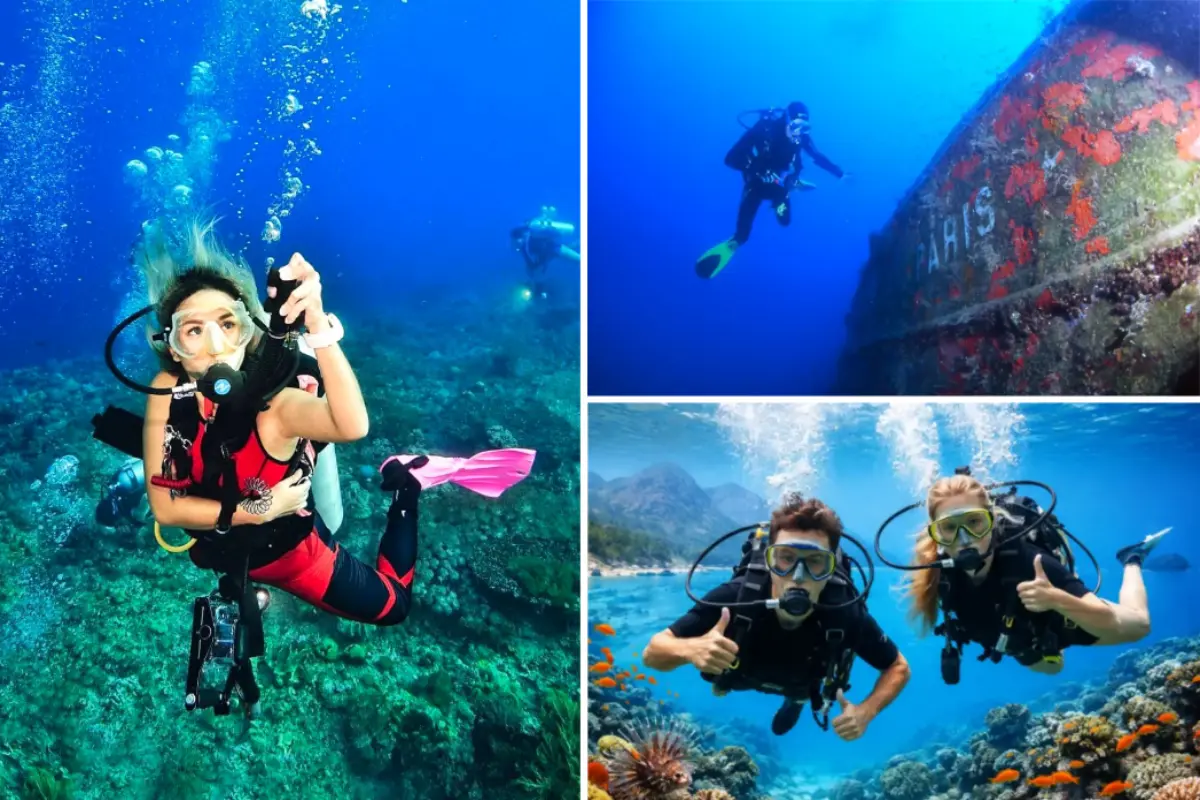 Scuba diving & snorkeling trip! Enjoy 2 guided dives, lunch onboard, a safe Mediterranean diving excursion for all levels.