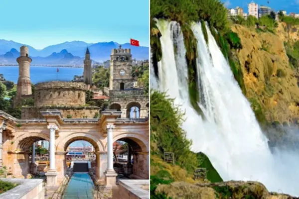 Book the Antalya City Tour! See Düden Waterfalls & historic Kaleiçi. Includes boat trip, Turkish lunch, and full-day excursion. Transfer included.