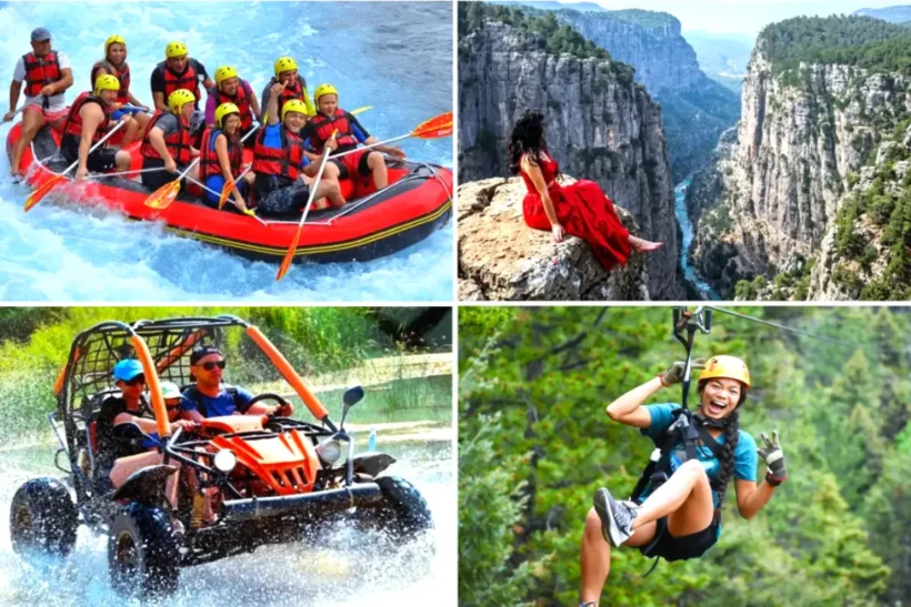 Discover Tazı Canyon and Köprülü Canyon with jeep safari, rafting, buggy ride & zipline — the best combo excursion for nature lovers.