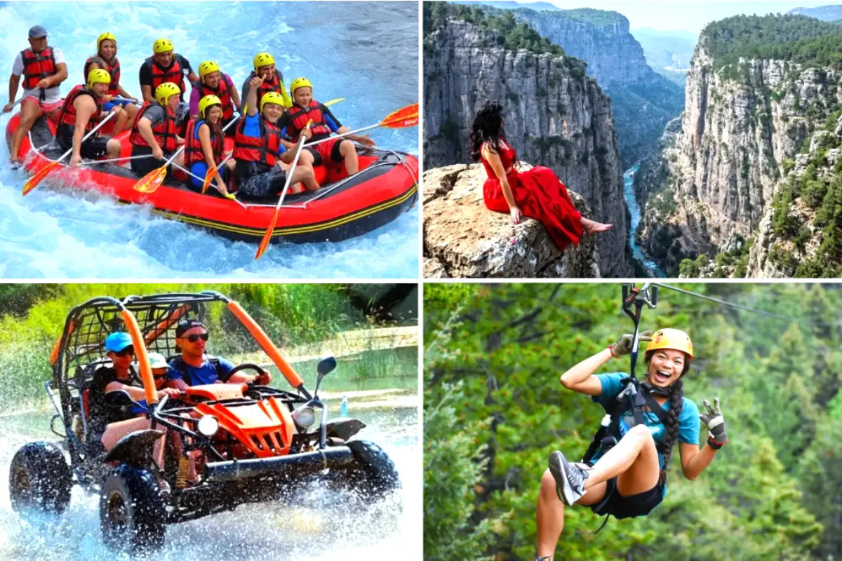 Discover Tazı Canyon and Köprülü Canyon with jeep safari, rafting, buggy ride & zipline — the best combo excursion for nature lovers.