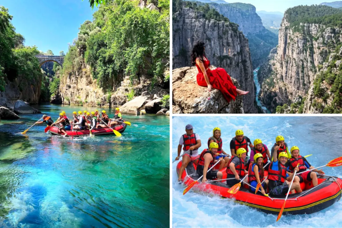 Book this ultimate Tazı Canyon trip! Our all-in-one tour includes thrilling Rafting, Zipline, and a fun Jeep Safari adventure. Full-day action awaits!
