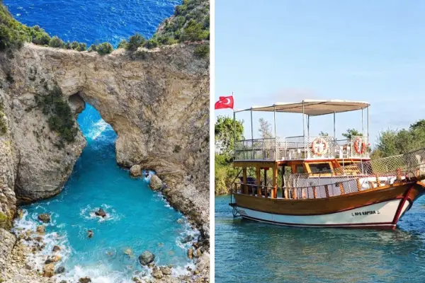 Descubra bahías escondidas en una relajante excursión en barco por Gazipasa desde Alanya. Nade en aguas cristalinas, disfrute de un crucero tranquilo y escape de las rutas masificadas.